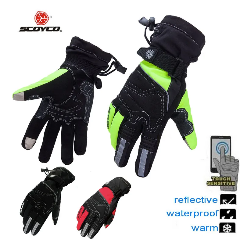 

SCOYCO MC30 Oxford cloth motorcycle gloves ,warm waterproof racing MOTO motorbik motocross Full finger gloves