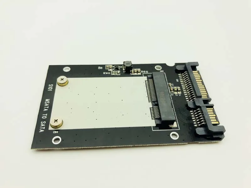 Новая маленькая плата 50 мм mSATA SSD до 2 5 &quotSATA адаптер для диска msata Windows2000/XP/7/8/10 Vista
