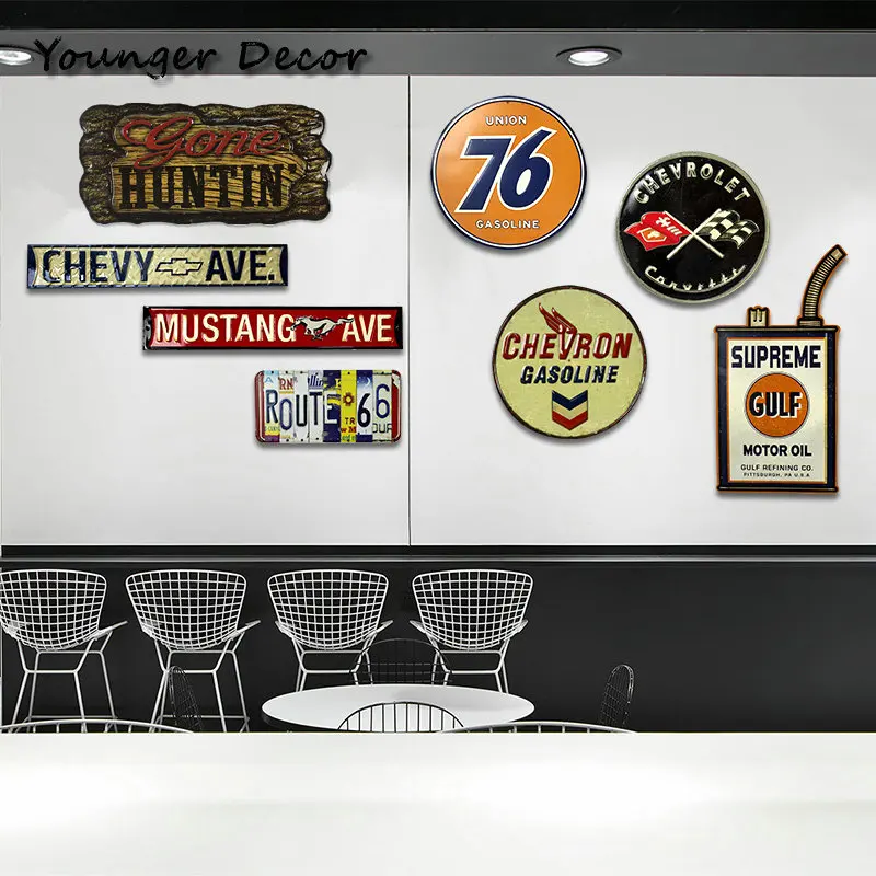 

Round Union 76 Metal Plaque Supreme Gulf Motor Oil Gasoline Garage Car Decorative Metal Wall Plates Chevron Tin Sign YA033