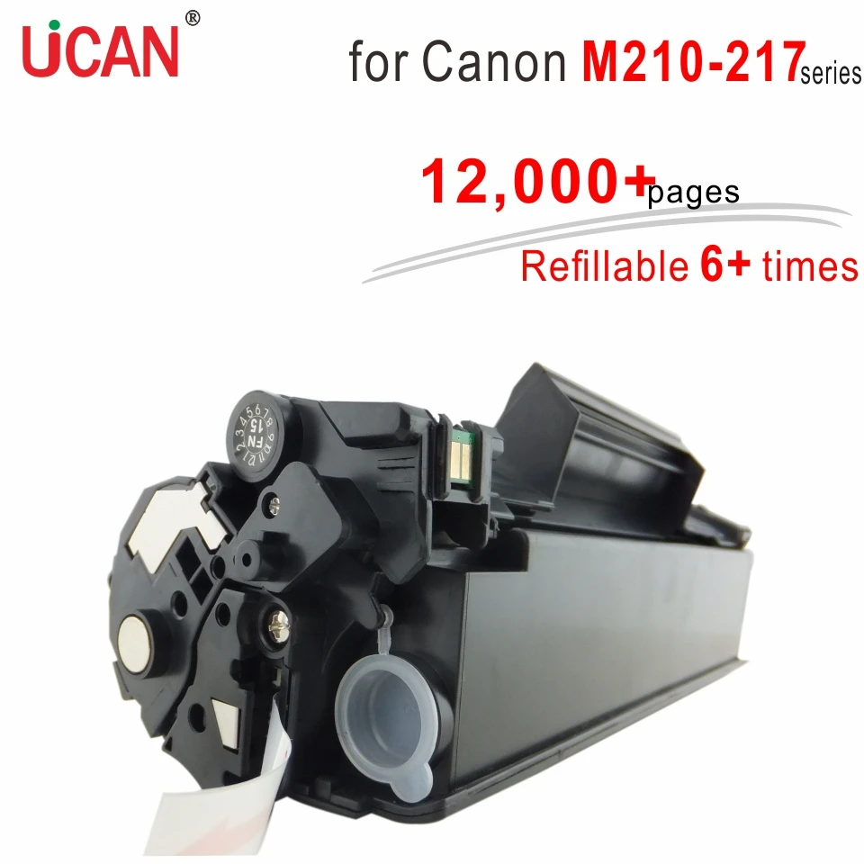 

6 times Reusable Toner Cartridge 337 737 for Canon MF210 MF211 MF212w MF215 MF216n MF216nz MF217w Printer