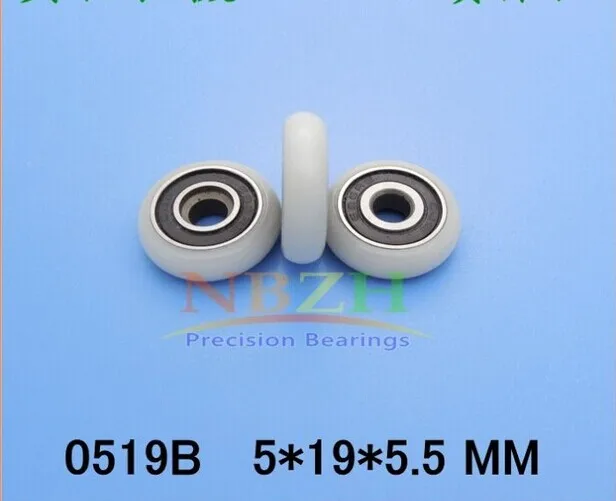 Высокое качество подшипник для дверного шкива нейлоновый pom 5*19*5 5 мм|door pulleys|pulley