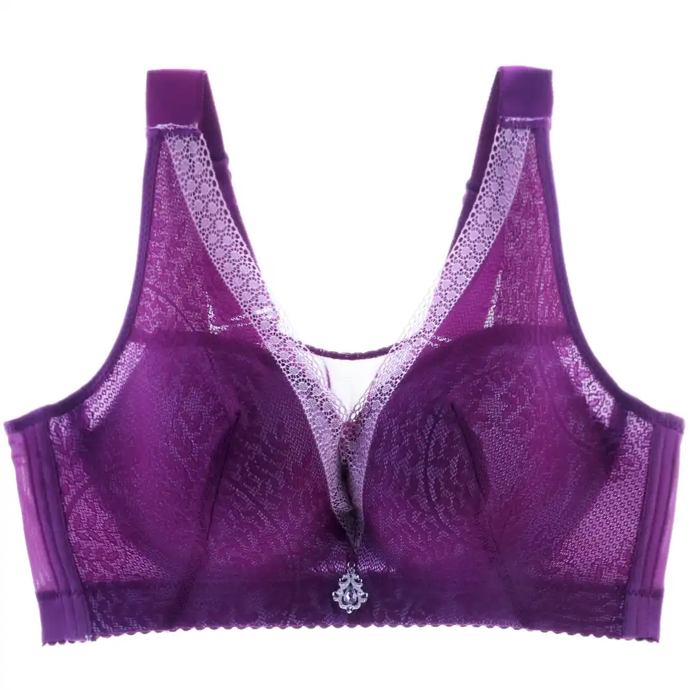 Bras For Women Soft Cup Wide Bra 48D 50D 52D cotton Full Cup Underwear