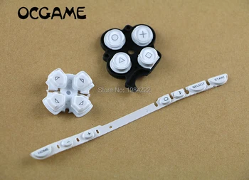 

OCGAME 9set/lot multi-color 3 in 1 full set LR keypad button with volume cable for psp2000 console