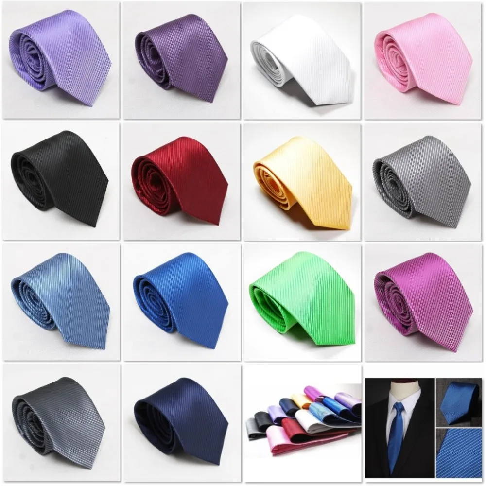 HOOYI classic Men Ties Fashion Mens Neck Tie Wedding Party Gift Necktie ...