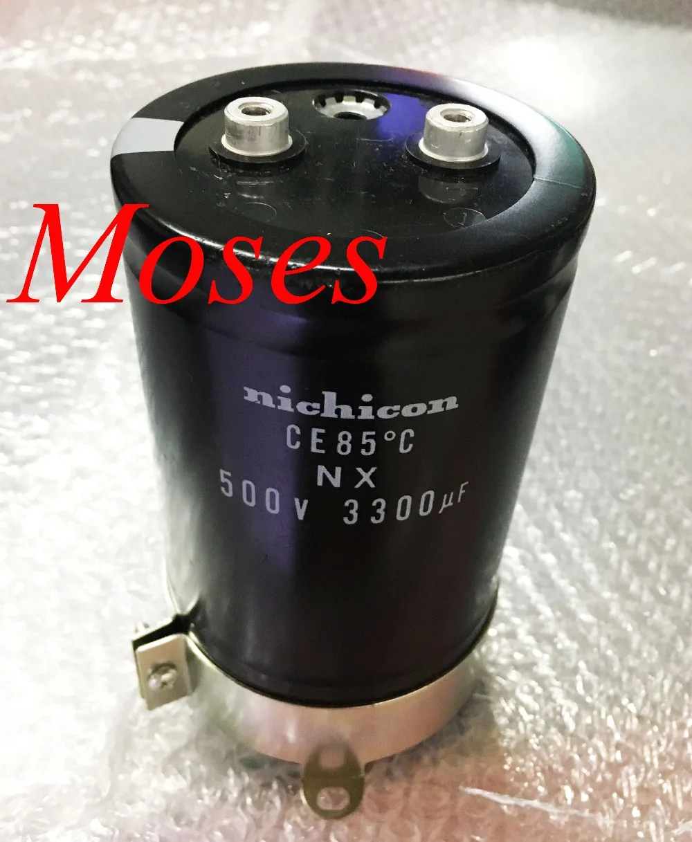 500v 2700 мкФ 3300 2200 100% оригинальный новый Электролитический конденсатор фирмы Nichicon