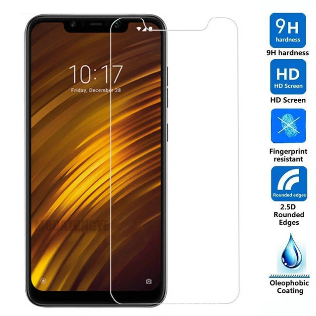 

PocoPhon F1 Screen Protector Film For Xiaomi PocoPhone F1 Tempered Glass for Pokophone f1 Poco f1 Protective Glass Phone Case