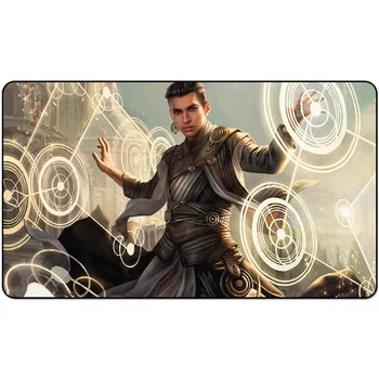 

60x35cm Size (24 x 14 inch) Magic Playmat: TEYO, THE SHIELDMAGE (WAR OF THE SPARK) Playmats Board Game Mat