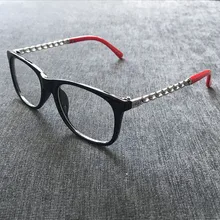 Для женщин модные женские металл ацетат полного обода оправы для очков близорукость Rx в состоянии ясно Компьютер очки