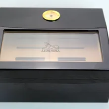 COHIBA Ebony President cigar box Шкаф из кедрового дерева lubinski Humidors увлажняющая Коробка Чехол подарок Metropolis влажность сигар