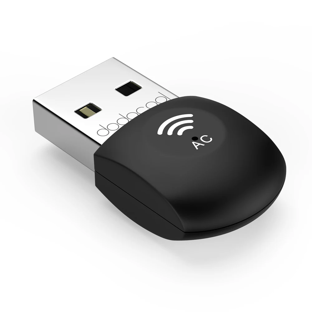 Dodocool USB Wifi адаптер 2,4 ГГц 5 ГГц двухдиапазонный AC600 беспроводной usb-ключ доступа к Wifi адаптер 802,11 ac/a/b/g/n Wi-Fi сетевая LAN Карта