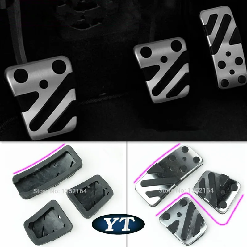 

Car gas accelerator pedal, clutch and brake pedal for mitsubishi outlander asx, lancer ex,3pc/lot,car styling