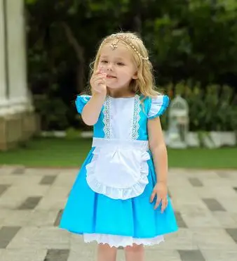 Детский немецкий Октоберфест Dirndl костюм горничной сельская Крестьянская шнуровка фартук платье Ребенок Взрослый Хэллоуин принцесса платье - Цвет: Серебристый