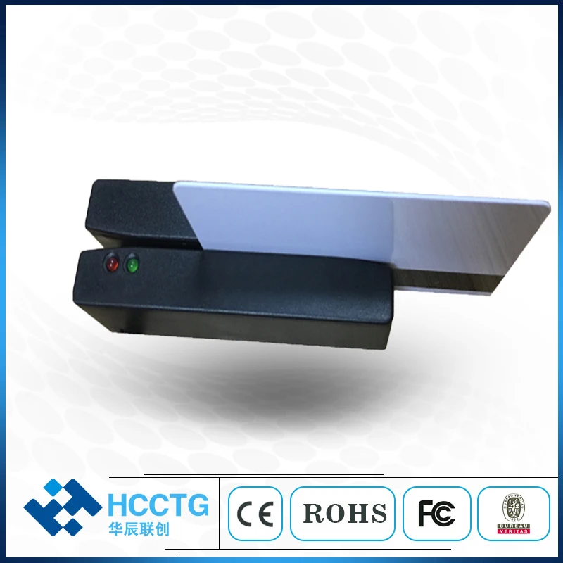 RS232 Mini Portable Stripe Magnetic Card Reader HCC790