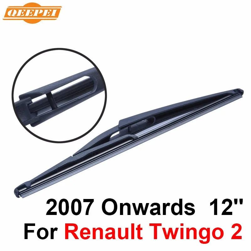 QEEPEI спереди и сзади стеклоочистителя нет руку для Renault Twingo 2 2007 года Высокое качество натурального каучука ветрового 24 ''+ 16''