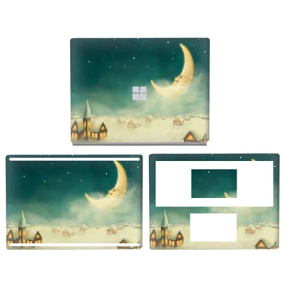 Окрашенная серия ночного неба наклейка для ноутбука для microsoft Surface Book 2 13,5 ''Лунная наклейка s для поверхностной книги 2 15 дюймов - Цвет: Option 20