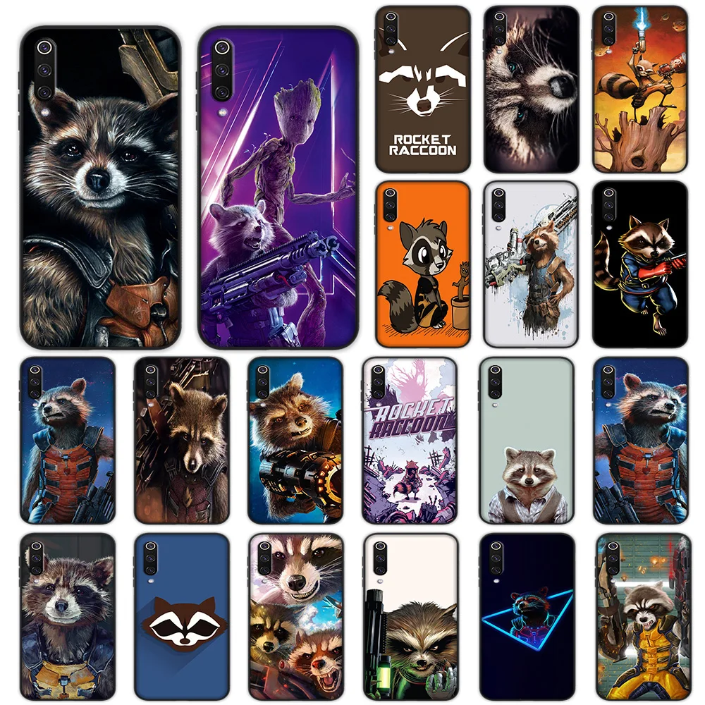 

Marvel Rocket Raccoon Soft Case for Xiaomi Mi9 Mi8 Mi6 Lite SE A1 A2 Lite Pocophone F1 MAX 3 Cover