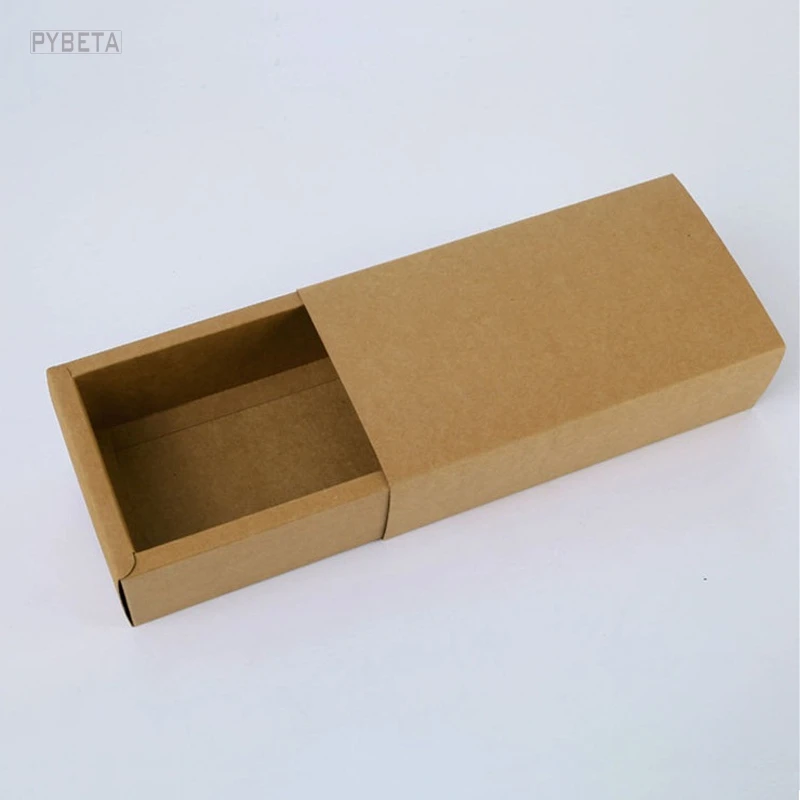 10 шт./партия-10 размеров большой белый Бумага с выдвижными ящиками Коробки крафт Бумага картонной упаковки коробка "сделай сам" для мыла Ремесло жемчужина подарочные коробки для вечеринок