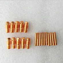 40 шт. TIG сварочный фонарь Цанга 13N21 1,0 мм и цанговый корпус 13N26 1,0 мм для WP-9