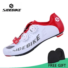Sidebike Men Road Bike Shoes Self-Locking Ride Bicycle Shoes Carbon Lightweight Highway Lock Cycling Shoes Road Cycling Shoes