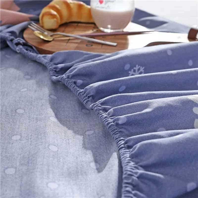 Nordic-Style-Bed-Sheets-with-Pillow-Case-Twin-Queen-Fitted-Sheet-Single-Double-Bed-Sheet-with-Elastic-Band-Cotton-Mattress-Cover-5