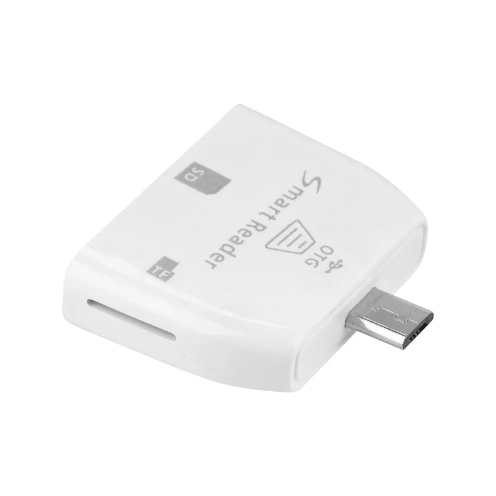 Micro USB OTG Card Reader USB 2,0 SD/TF чтения карт памяти 2 в 1 для телефона для MAC компьютер новый A30