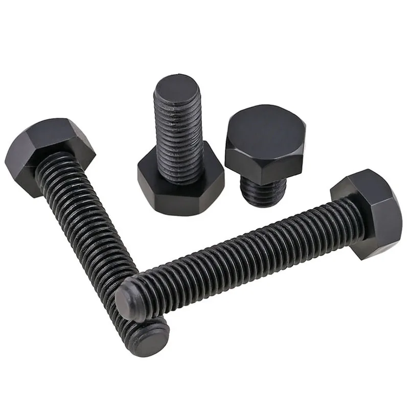 Винт M6 * 8/10/12 60 мм черный нейлоновый шестигранный пластиковый|hexagon screw|plastic boltscrew screw
