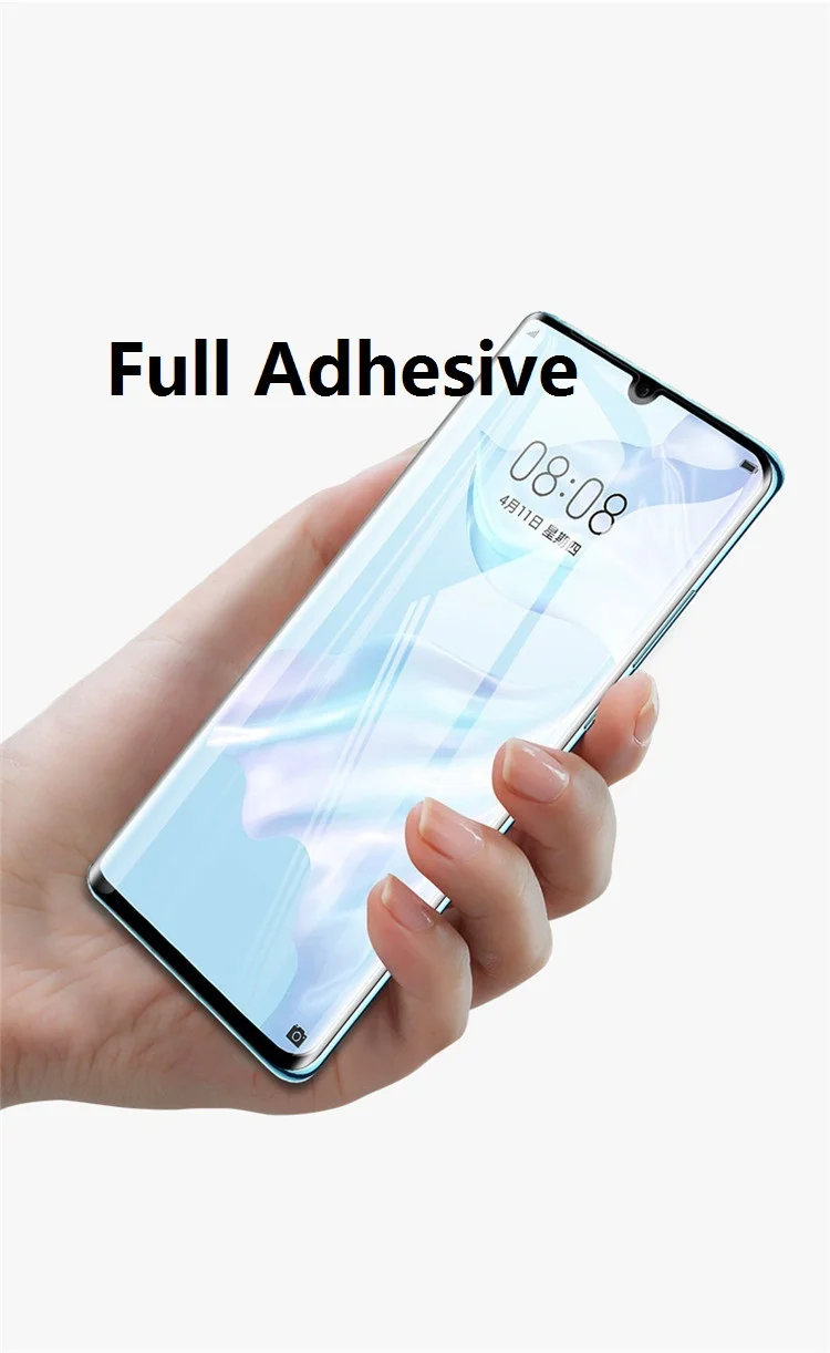 5D изогнутое полное клеевое закаленное стекло для Huawei mate20pro P30 PRO полностью