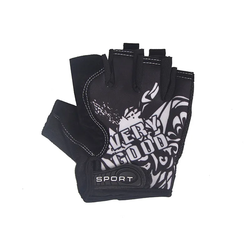 Длинные перчатки, классические спортивные перчатки с полупальцами, перчатки для улицы, очень хорошие перчатки без пальцев, перчатки для занятий в тренажерном зале для мужчин и женщин - Цвет: Black