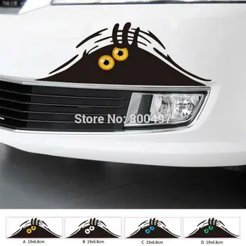 

10 x Newest Design Various Colors Car Styling Dune Sand Monster Peeping Peering Car Sticker Decal Car Accessories