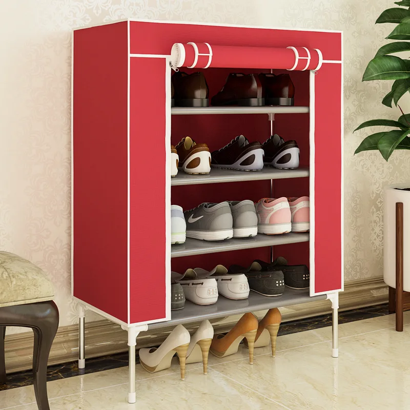 Dustproof Shoe Cabinets Shoes Rack Stand Shelf Shoes Organizer Living Room Bedroom Waterproof Storage Furniture