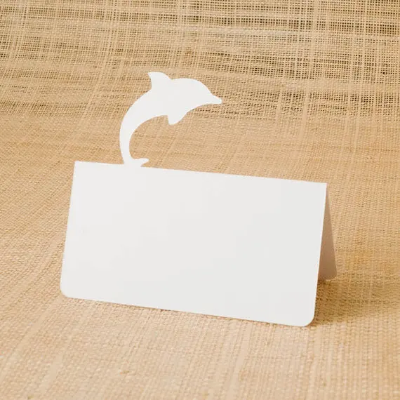 custom color dolphin name place cards wedding party birthday bridal shower escort card table number marker in cards invitations from home garden on - Custom Place Cards custom color dolphin name place cards wedding party birthday bridal shower escort card table number marker in cards invitations from home garden on - Custom Place Cards