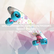Peny Board Fish board Printed mini cruiser skateboard complete decks long board children’s scooter skate four-wheel skates PN21