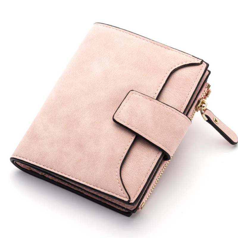 Retro Matte font b Women b font Wallet Hasp Zipper Brand Wallets Female Coin Purse PU