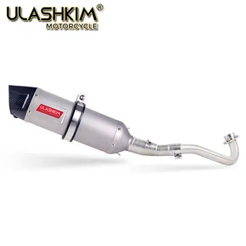 

Exhaust Muffler Escape and Contact Middle Link Pipe Full System Slip On For yamaha XMAX300 X MAX300 XMAX 300 2017-2018