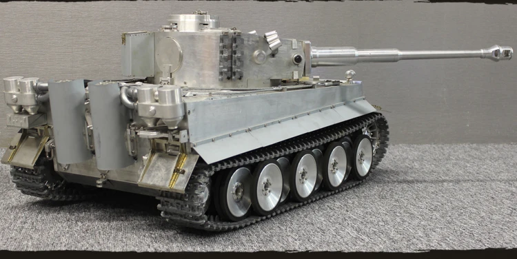 Henglong 1/8 большой масштаб всех металлических немецких Tiger I электрический пульт дистанционного управления Танк Модель 2,4G RC Танк