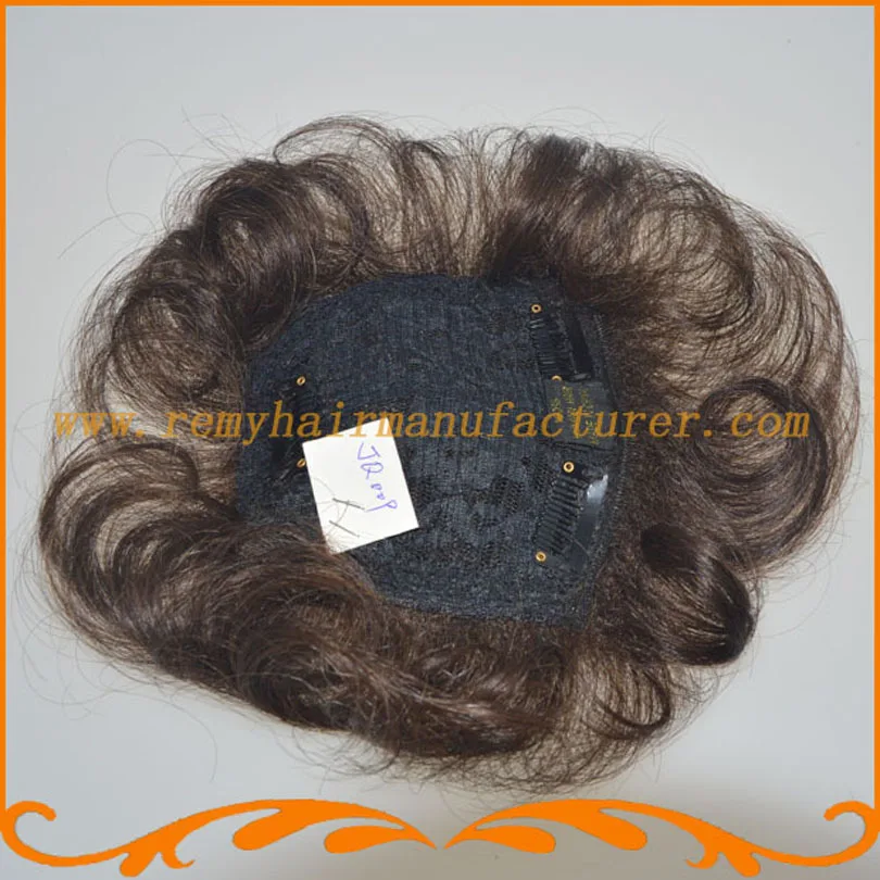 Free shipping Stock toupee natural Silky Straight men Toupees wig Indian hair mens wig free