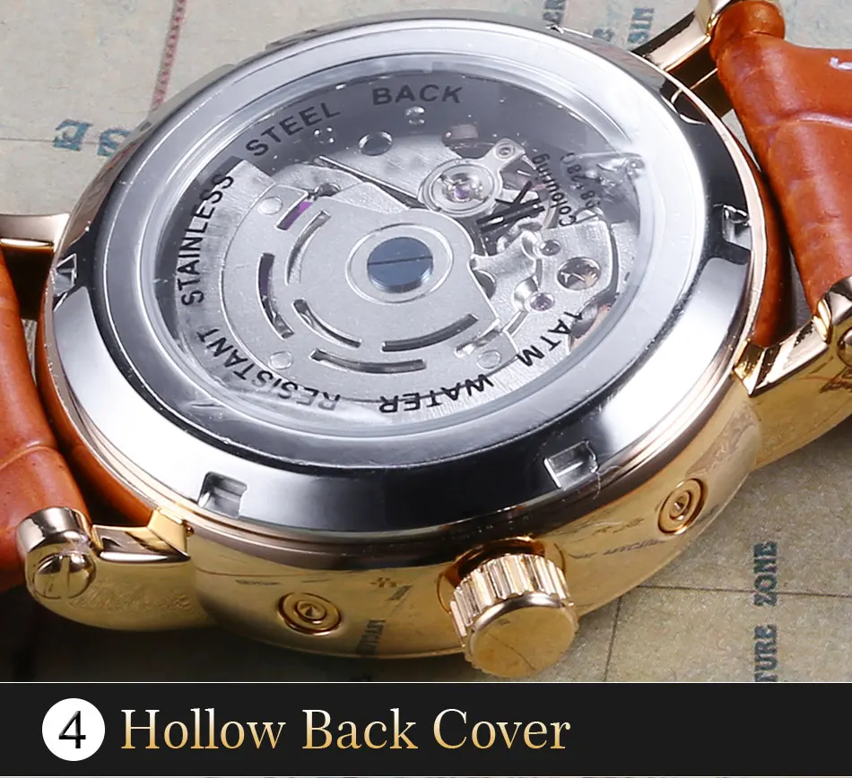 IK цветные часы серии Rudder для мужчин автоматические механические из натуральной