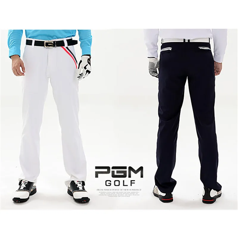 PGM брюки для гольфа, Мужские штаны, эластичные, облегающие, PGM одежда для гольфа, уличные спортивные штаны