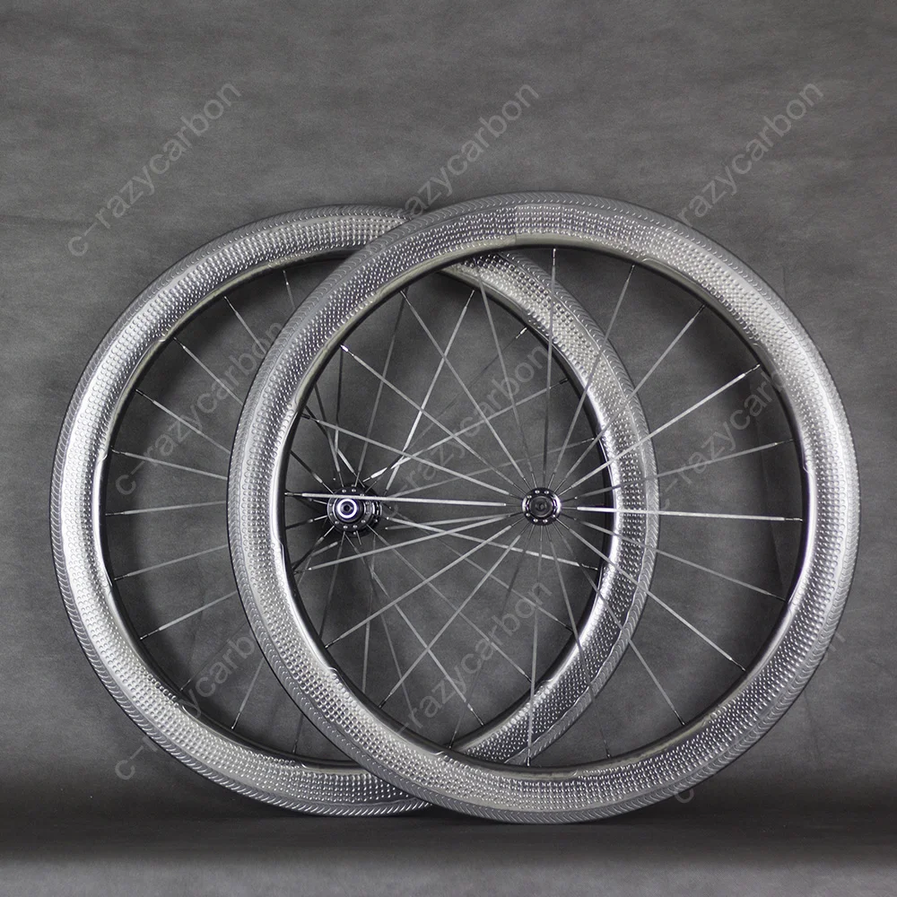 Колеса для шоссейного велосипеда 700C специальная тормозная поверхность Dimple карбоновые колеса 2 года гарантии 58 мм углеродное колесо для шоссейного велосипеда на продажу