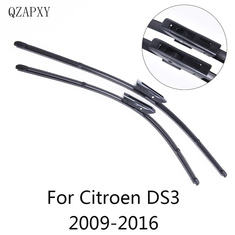 QZAPXY Car Wiper Blades for Citroen DS3 24"&16"2009 2010 2011 2012 2013