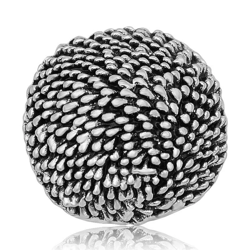 

New KZ1353 Simple Dense Little bit peculiar 20MM Metal snap buttons for DIY snap jewelry wholesale