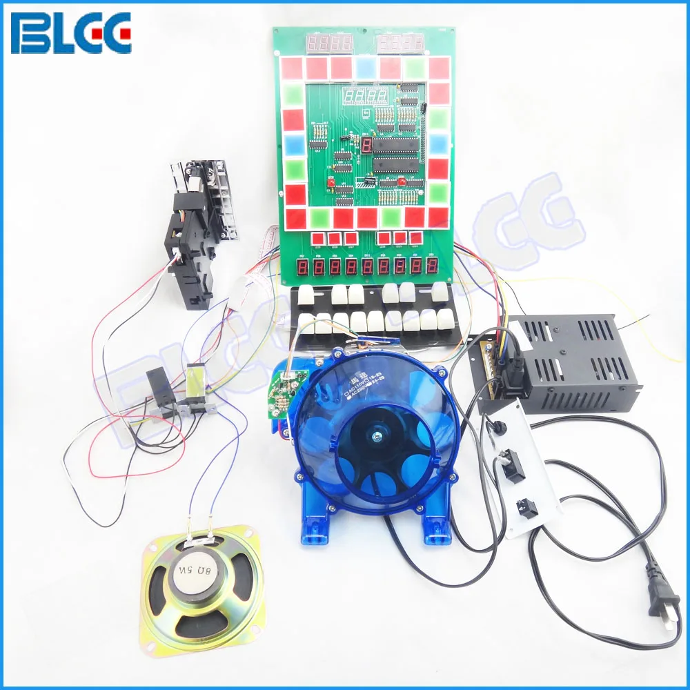 

Mario Bundles Parts Kit With Coin acceptor, Motor,Gaming Keyboard,Power Supply,Speaker,Counter DIY