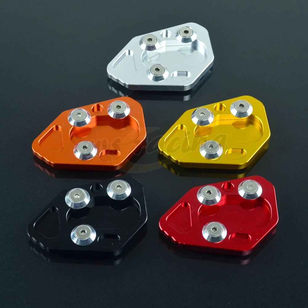 

Motorcycle Kickstand Foot Side Stand Extension Pad Support Plate For BMW F800R 2009-2014 R1200S 2006-2008 HP2 Sport 2008-2010
