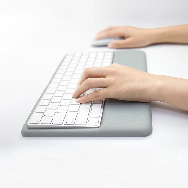 Silicon Wrist Rest Pad For IMac Wireless Bluetooth Keyboard Ergonomic Memory Foam Comfort