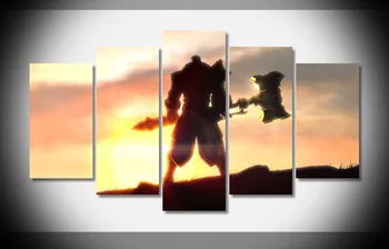 

jayce league of legends game character axe Poster canvas painting unframed league of legends prints art oil painting home decor