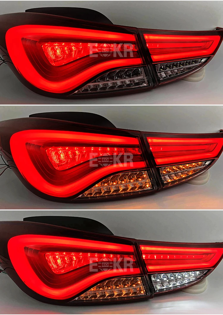Автомобильный Стайлинг задние фонари для hyundai Elantra 2012- светодиодные ходовые задние фары Противотуманные фары задние фары DRL+ тормоз+ Парк+ Сигнальные огни