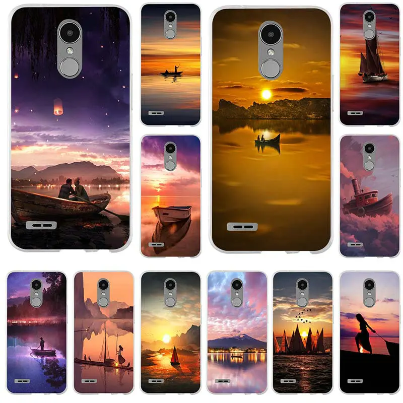 Мягкие TPU мобильного чехол для телефона LG G2 G3 мини G4 G5 G6 K4 K7 K8 K10 2017 V10 V20 V30 Nexus 5X лодка