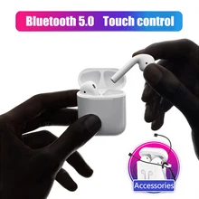 

i12 i10 tws Mini Wireless Earphone Bluetooth Earphones Hifi Siri Touch Control tws i10 Earbuds For iPhone Samsung i10 Headphones
