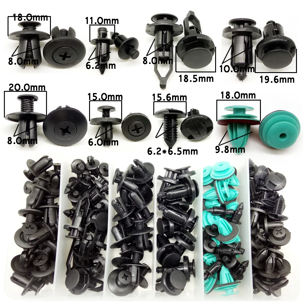 120X/lot Fit for All Cars Fastener Clips Car Door Panel Interior Lining