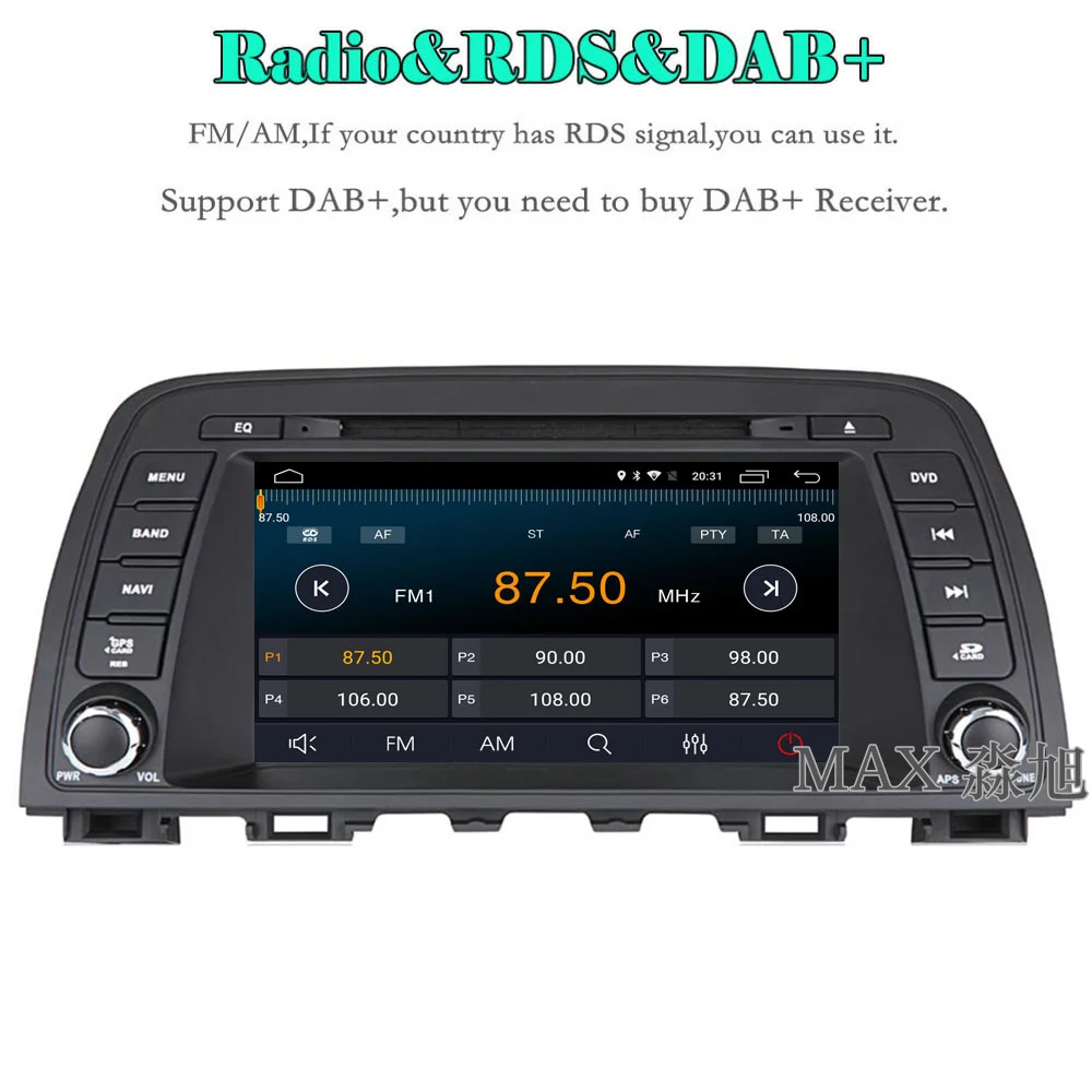 Sale MAX For Mazda CX-5 2013 + Car Radio GPS Navigation System CD Player Bluetooth call/music SWC free map 4G Mirror Link 3